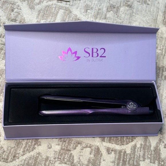 SB2 by SUTRA 1" Tourmaline-Infused Ceramic Flat Iron Hair Straightening NIB - Picture 3 of 12